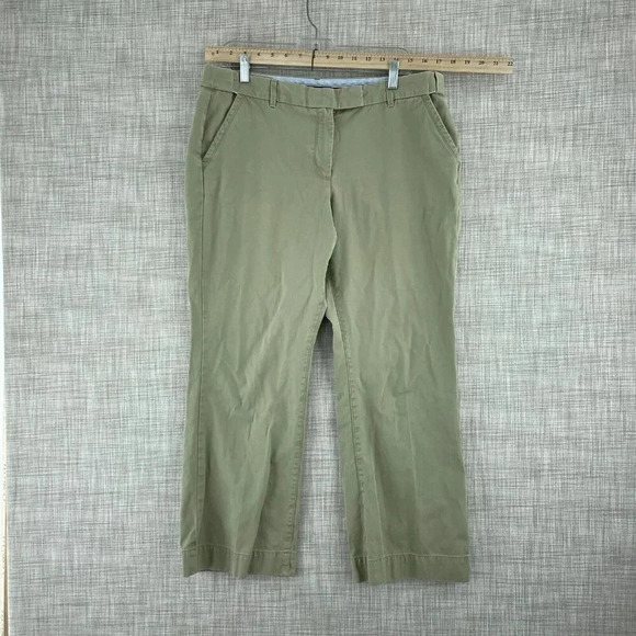 Lands End Chino Pants Womens 14p Brown 3799 - Picture 1 of 11
